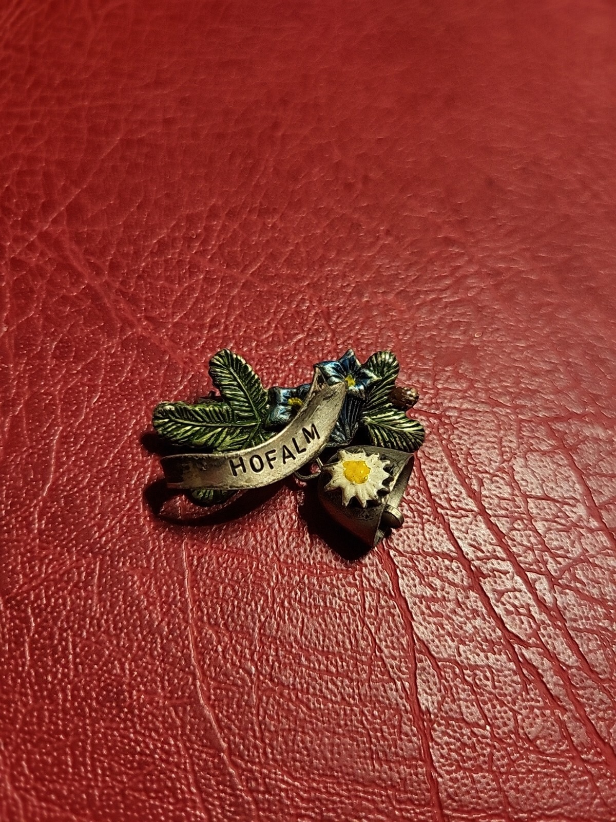 Pin hatpin hiking pin brooch Hofalm