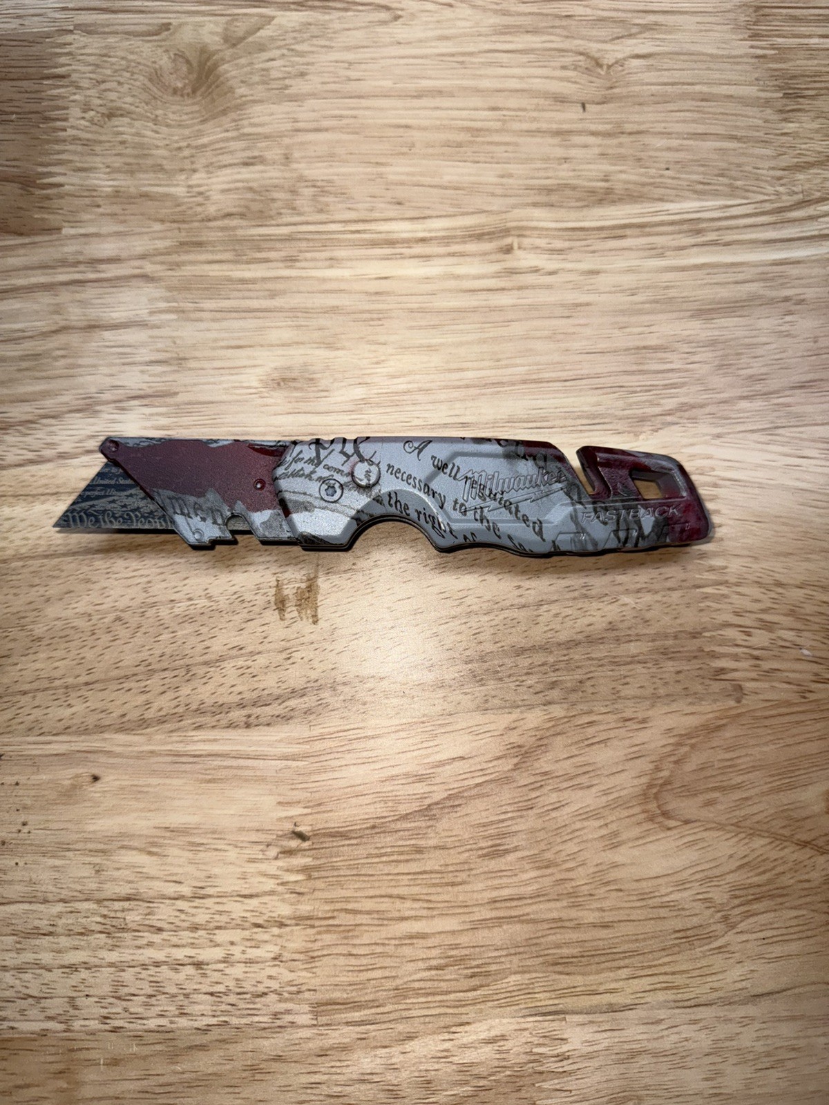 Milwaukee ‎Fastback Flip Utility Knife Custom hydro with custom blade