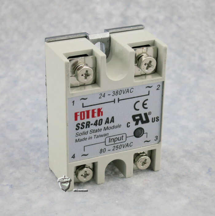 1PCS Fotek SSR-40AA SSR40AA Solid State Module -New
