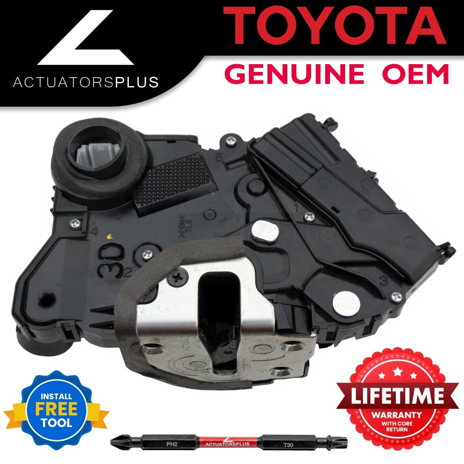 Toyota Yaris OEM Front Left Door Lock Actuator 2007-2014 **Lifetime Warranty**
