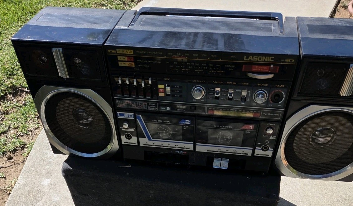 BOOMBOX LASONIC L-30K Vintage (FOR PARTS)
