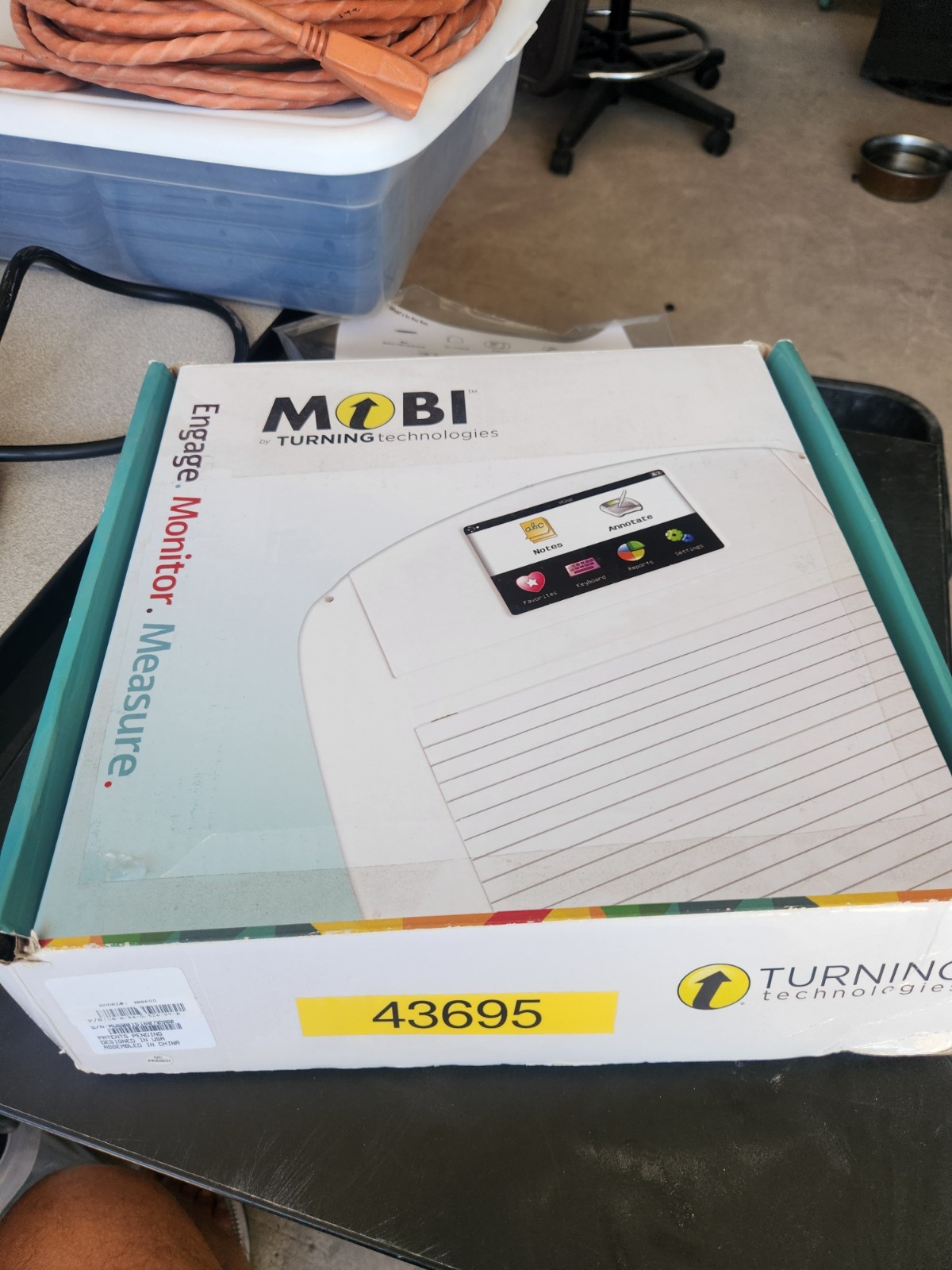 eInstructions Mobiview Workspace Edition Tablet MWB600 w/ Stylus and Dock USED