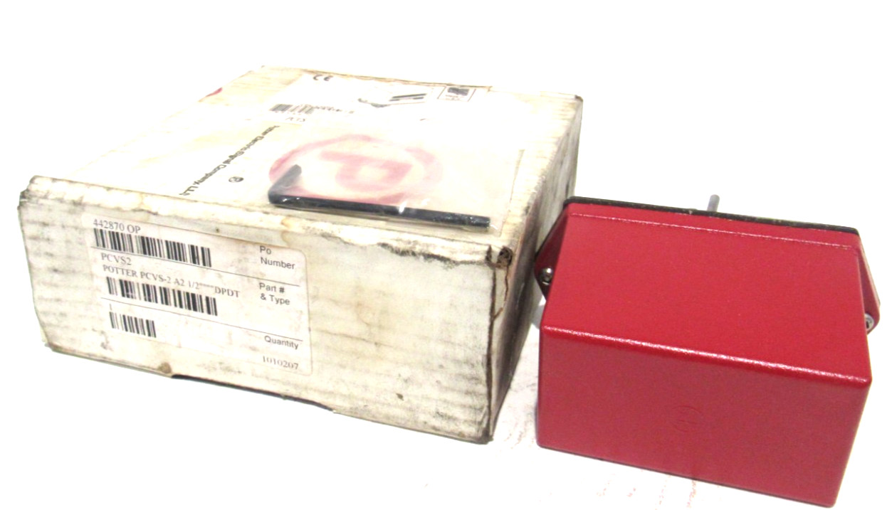 NEW POTTER ELECTRIC PCVS-2 SUPERVISORY SWITCH PCVS2