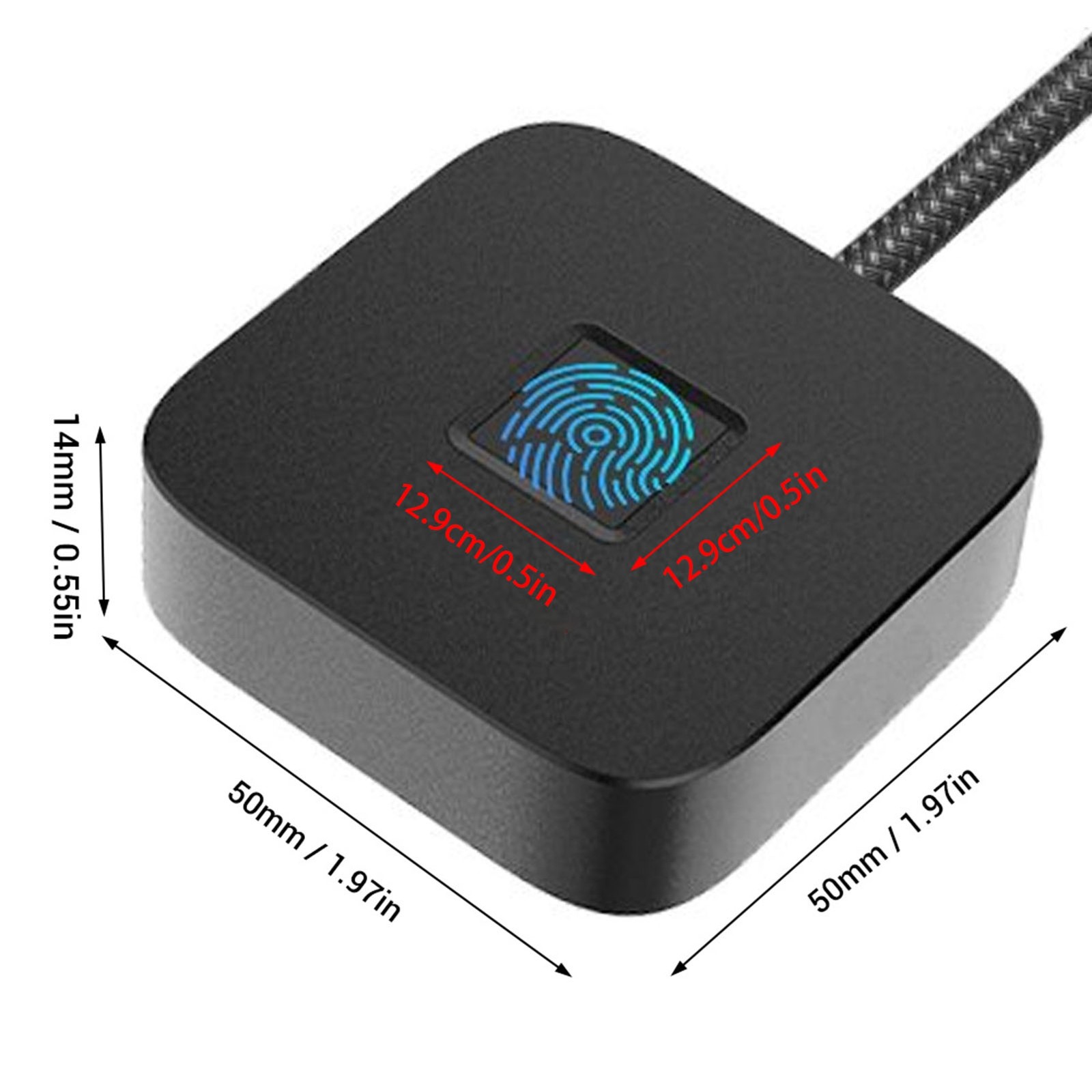 USB Fingerprint Reader Fast Recognition For PC 10 11 Easy To Use DSO