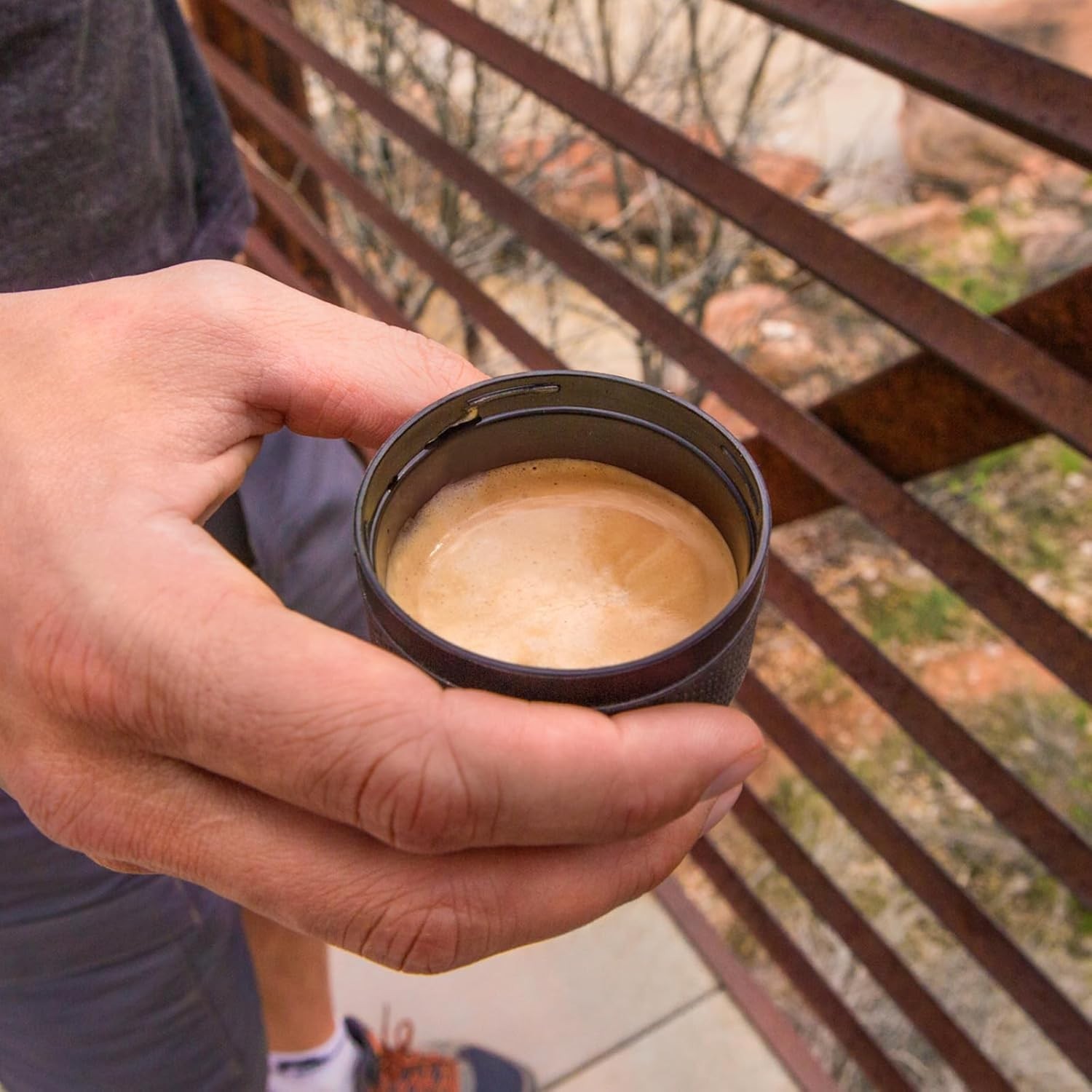 Versatile Minipresso GR Espresso Machine – Compatible with Ground Coffee