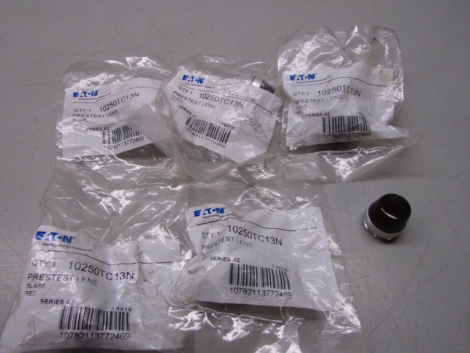 Eaton 10250TC13N Pretest Lens Red Glass Lot of 6!