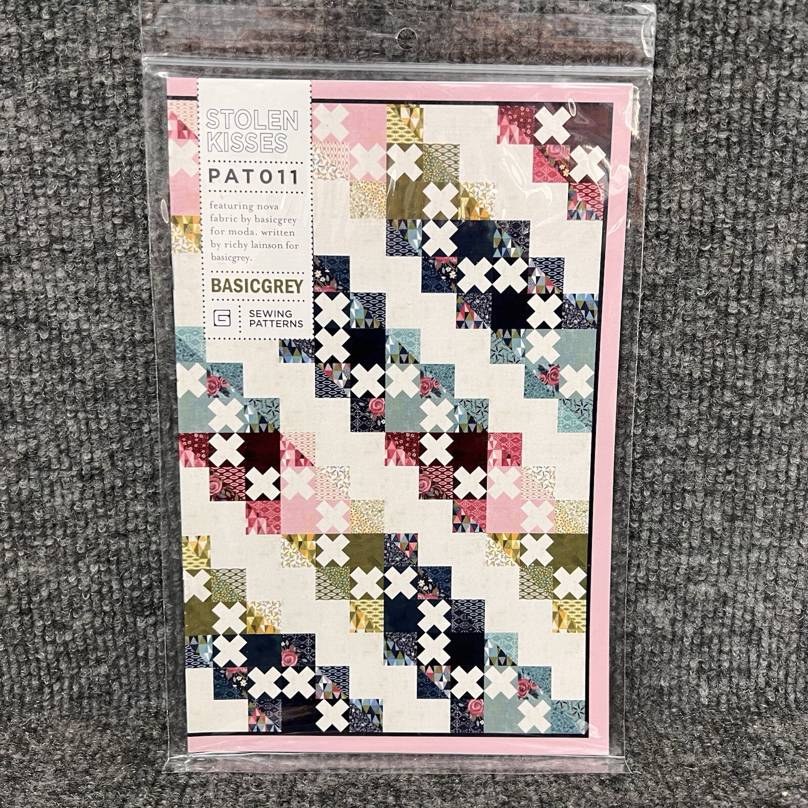 Stolen Kisses By Basicgrey 61”x73” Quilt Pattern PAT011 New