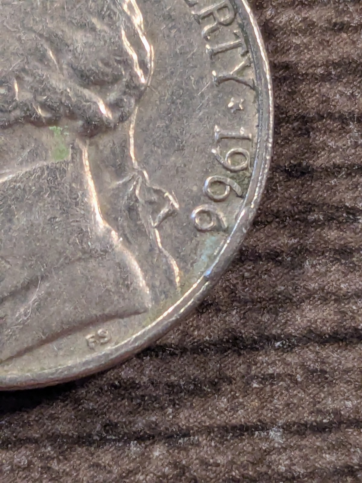 1966 Jefferson Nickel Rim Cud And Partial Double Rim