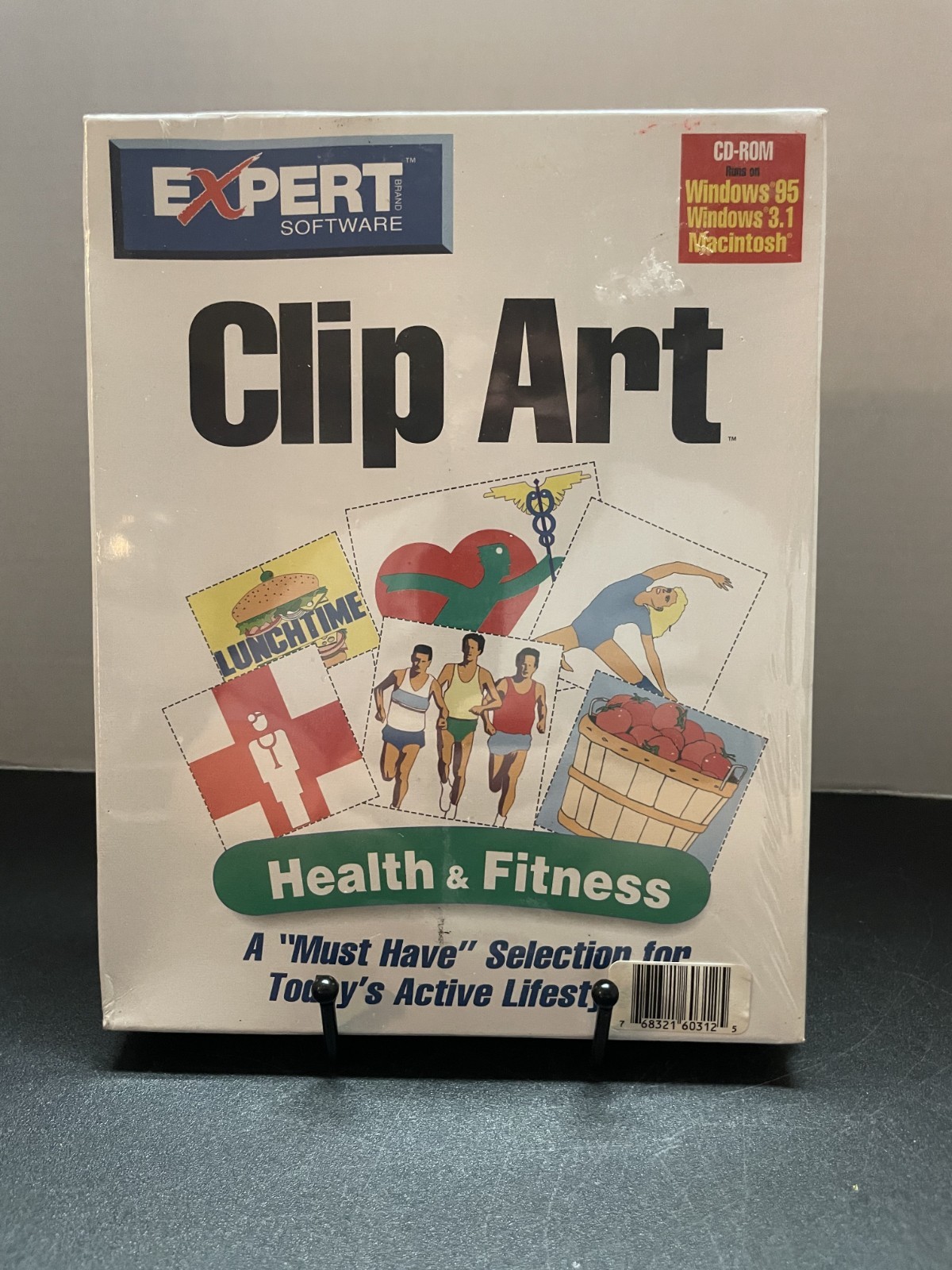 Health & Fitness Clip Art Cd-Rom - New/Sealed