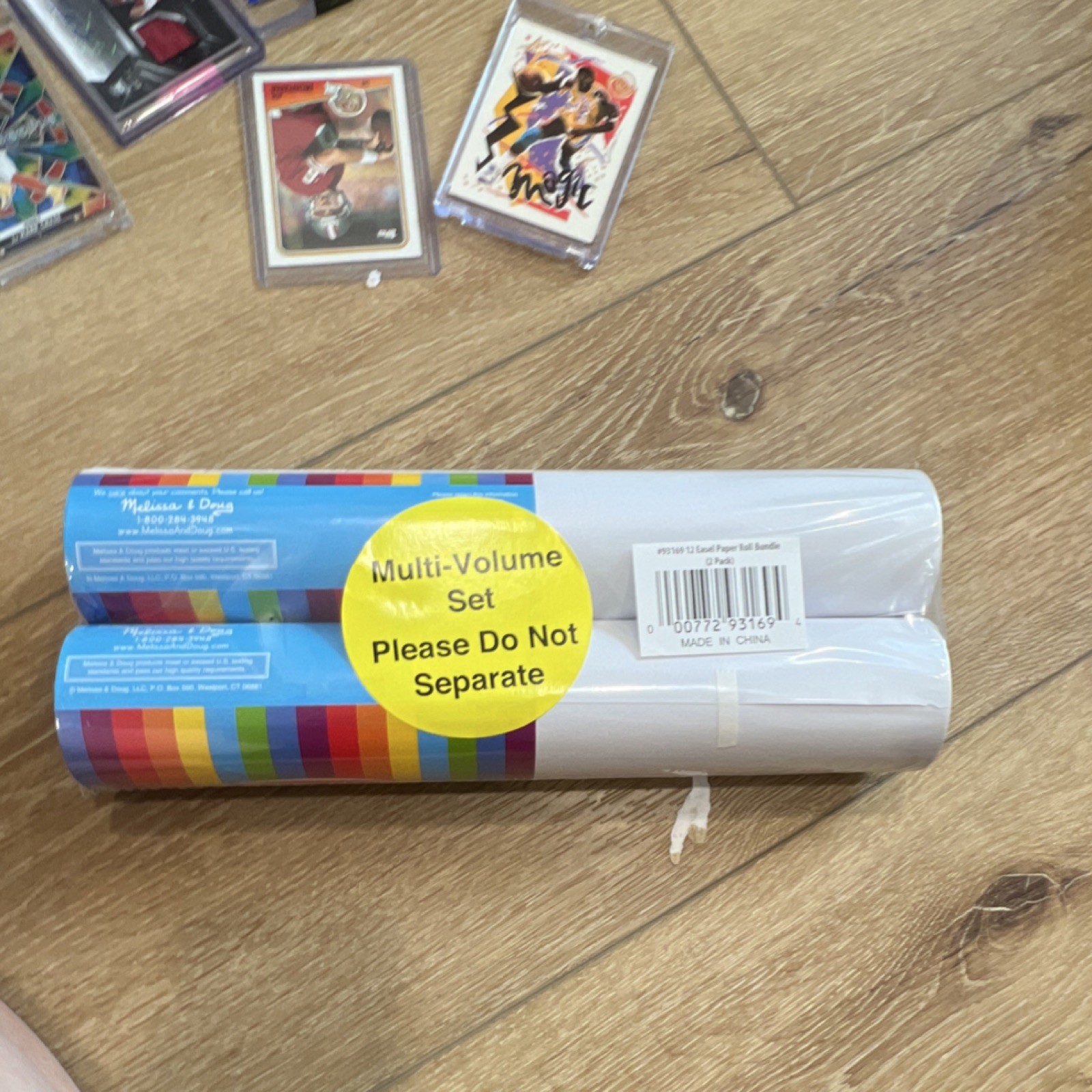 Melissa & Doug 12 Easel Paper Roll Bundle White 12 in x 75 ft