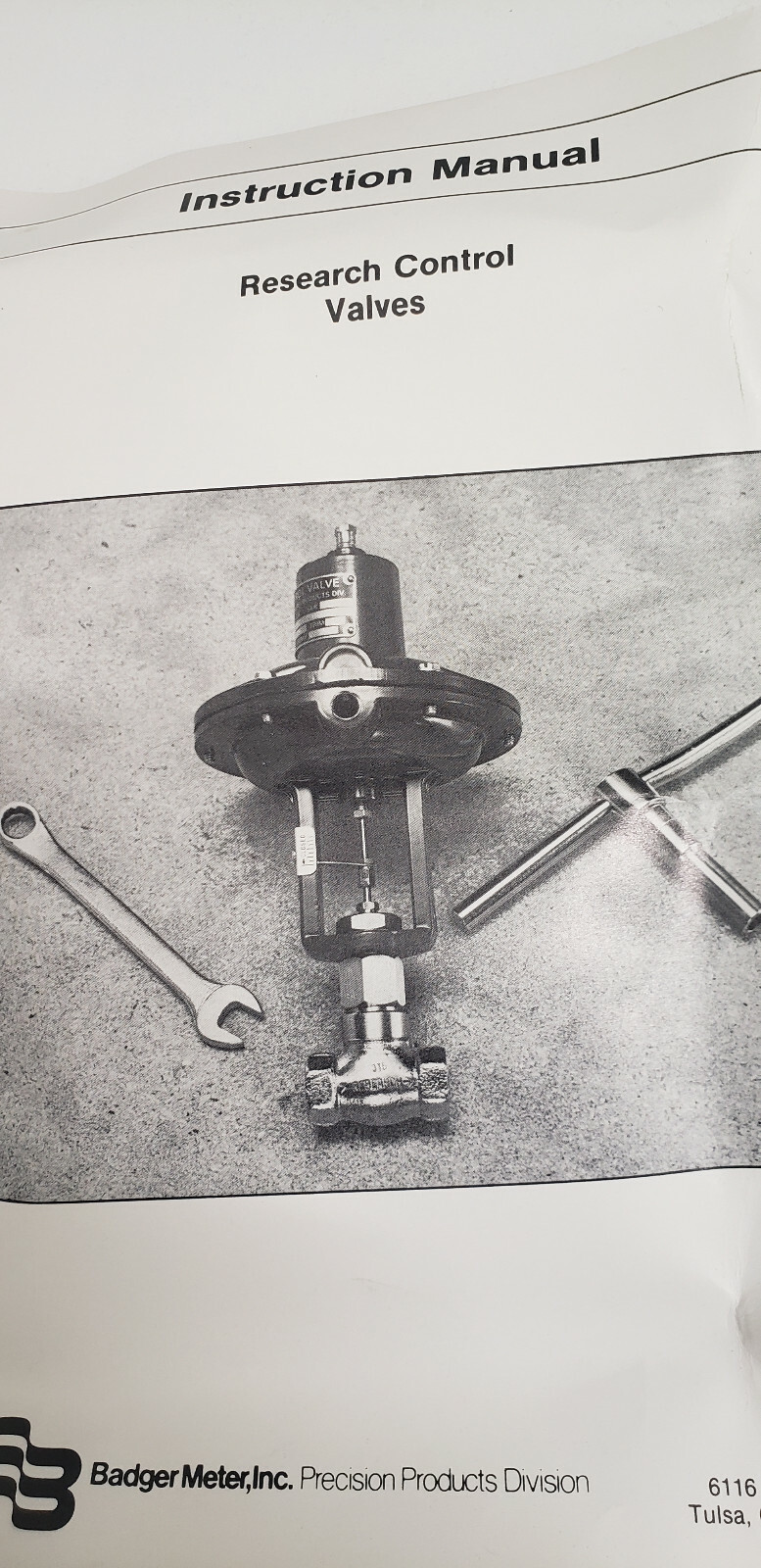 Research Control Valve - Needle Valve Disk