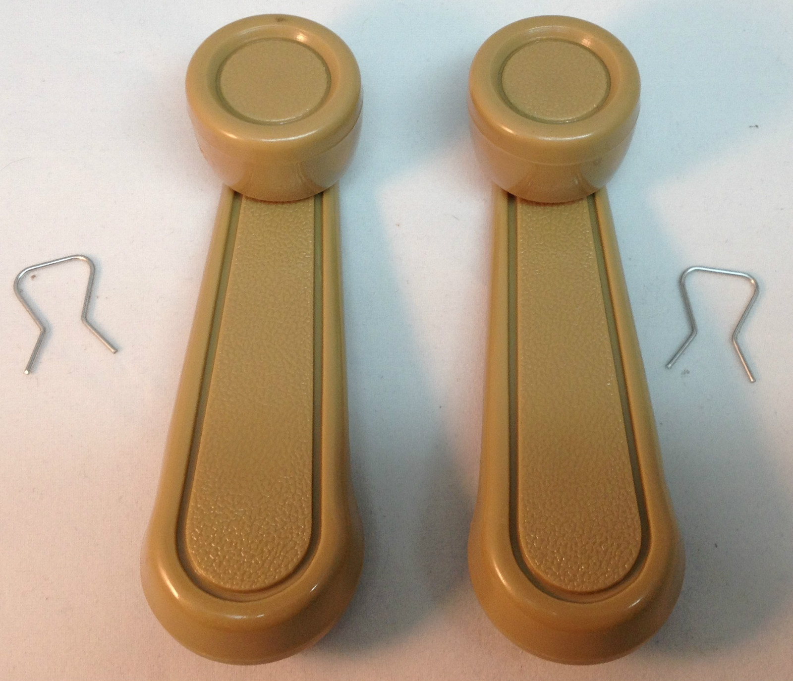 PAIR Toyota Tacoma T100 Pickup Corolla Window Crank Lever Handle colors Beige)