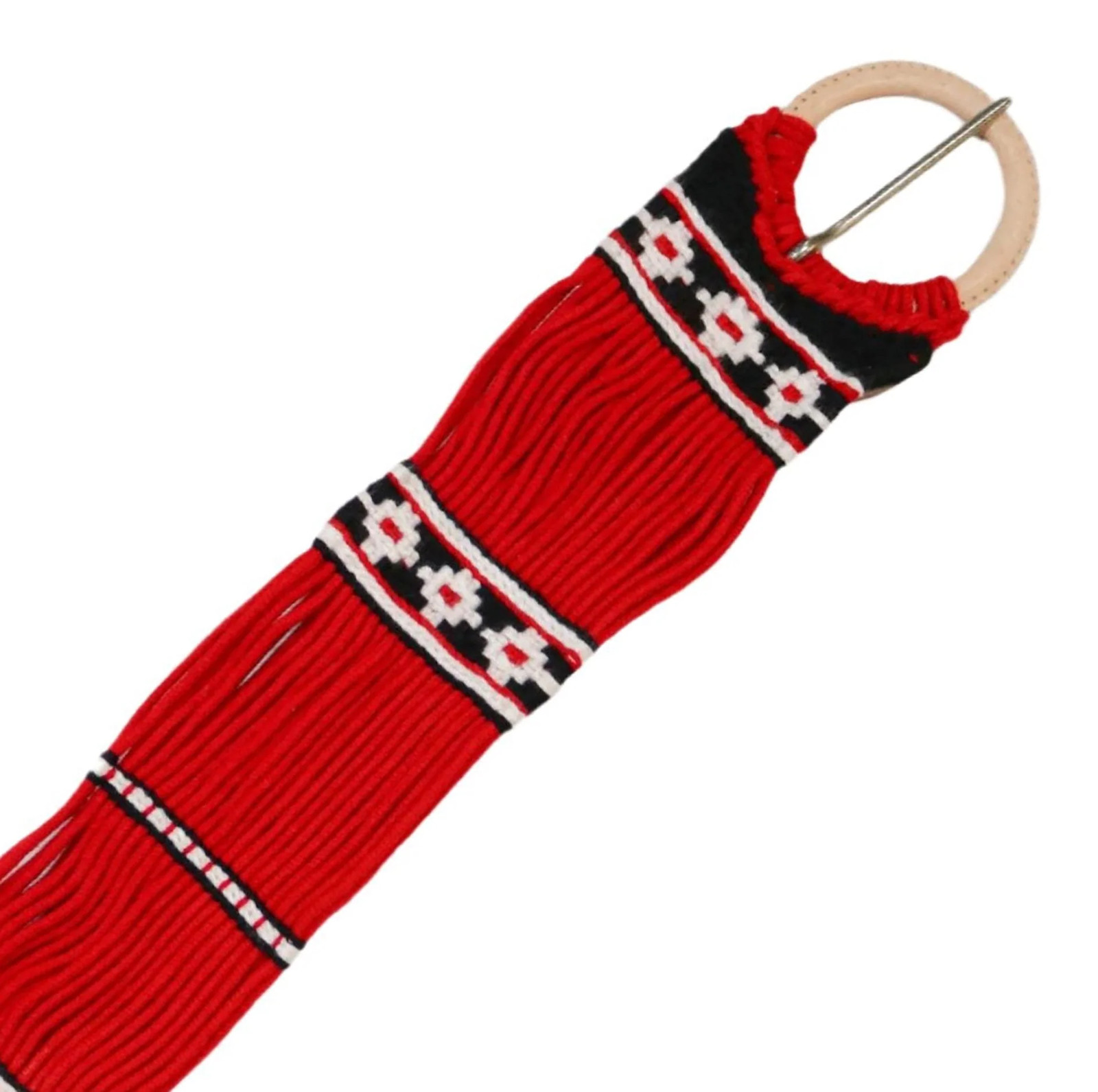 35" Cincho Rojo Simple Tradicional Red Traditional Cinch