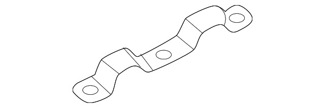 Genuine Nissan Roof Luggage Carrier Side Rail Bracket 738A1-7JA0A