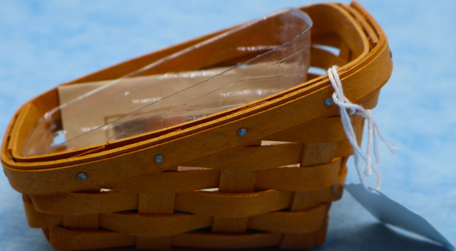 Longaberger Cilantro Basket 10301 w Protector 40217 3.5x5