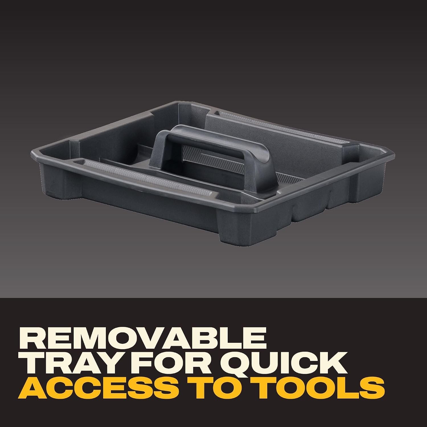 DEWALT TSTAK Tool Box, Extra Large Design, Removable Tray for Easy Access to Too