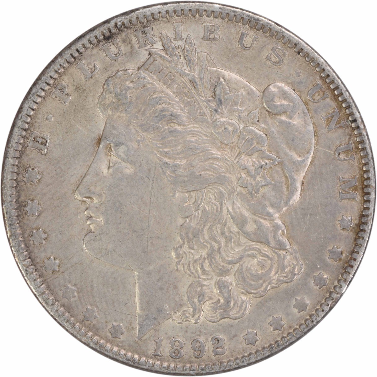 1892 Morgan Silver Dollar EF Uncertified #339