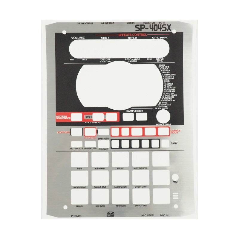 Roland SP-404SX Custom Skin 303 Wind Skin Seal Sticker from japan