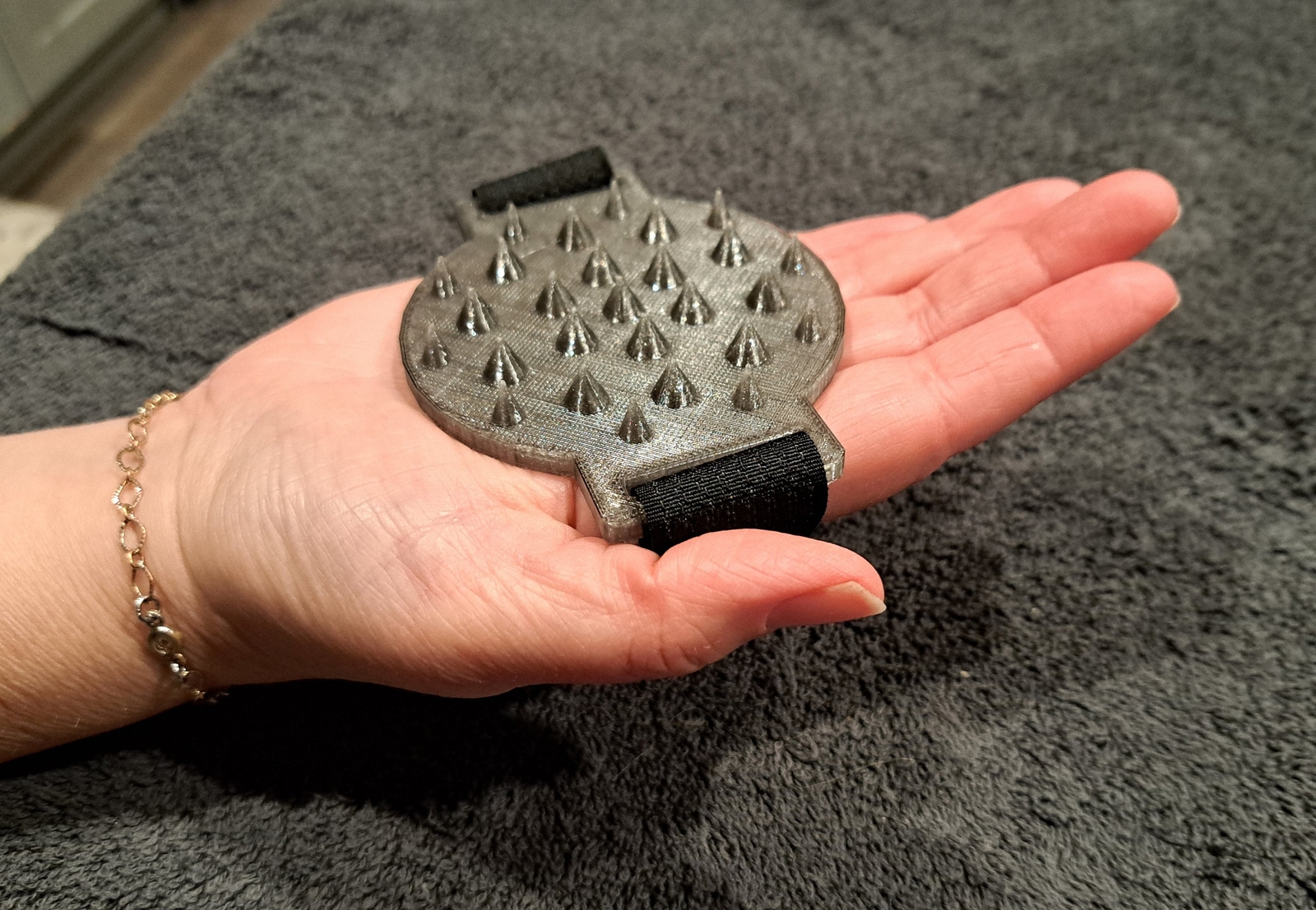 Hand Held Spiky Sharp Scratcher Sensory Device | BDSM Sensual Play Rough Sex Pad