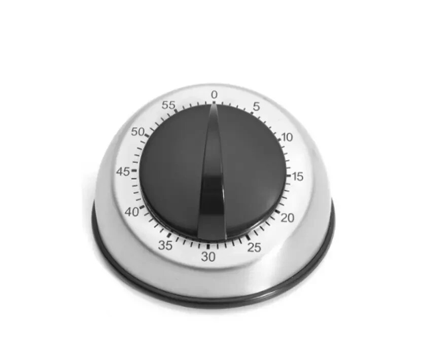 Long Ring Bell Alarm Loud 60-Minute Kitchen Cooking Wind Up Timer Mechanical US