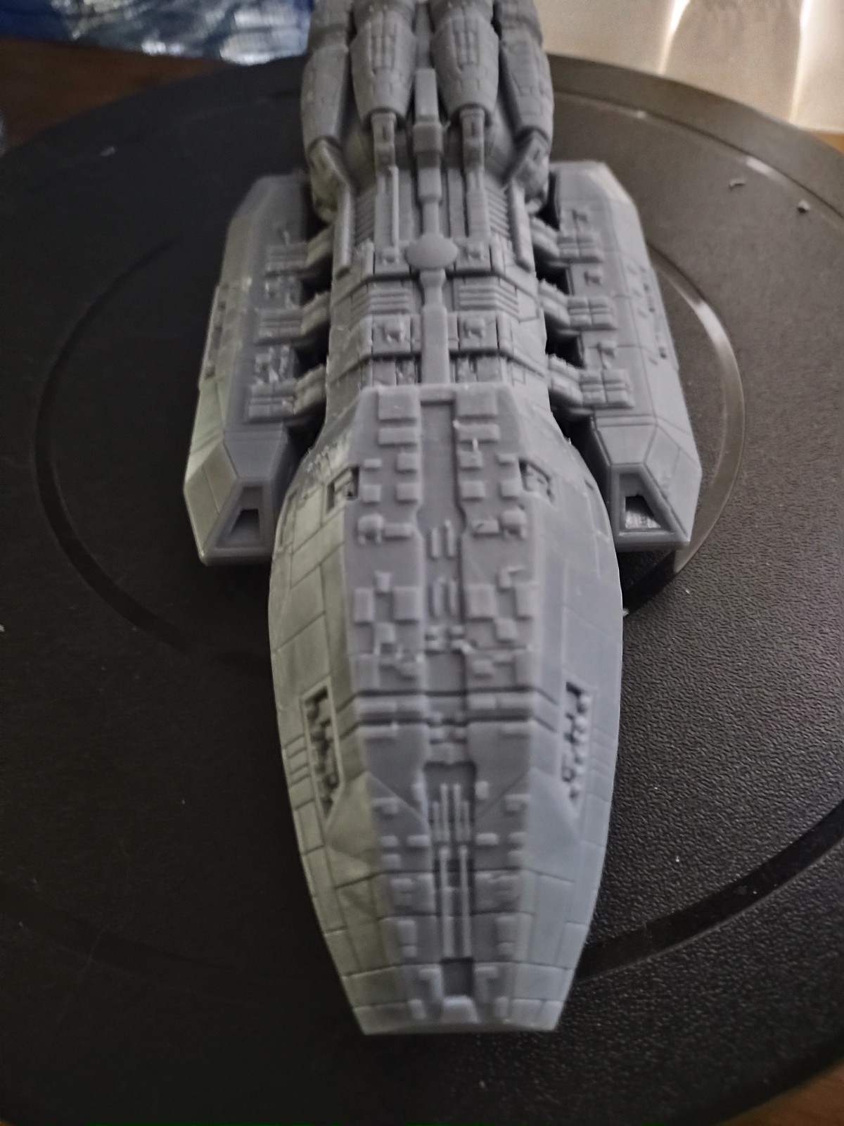 Battlestar Pegasus 3D Resin Print 8.75 " In Length