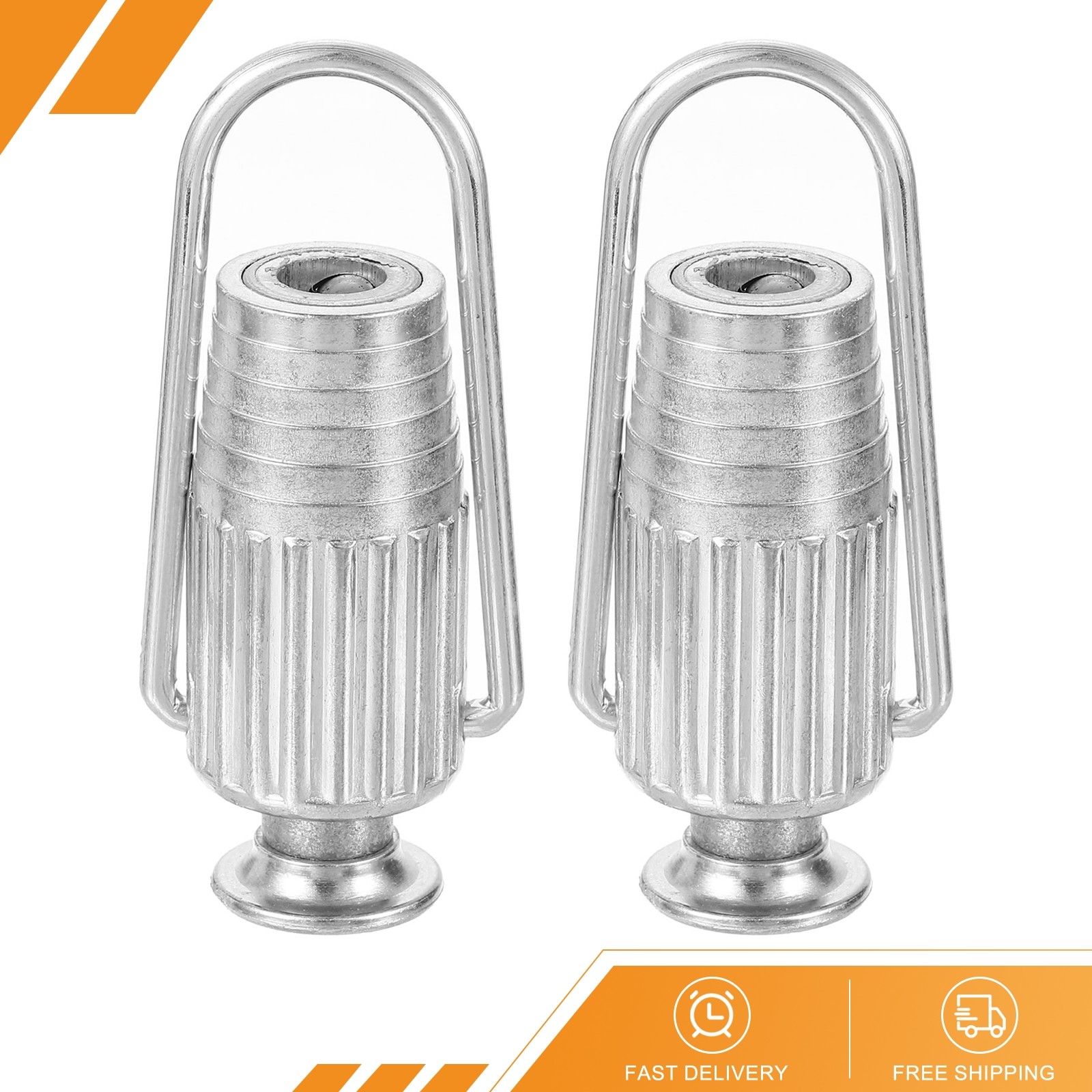 2Pack Clothesline Tightener Aluminum Alloy Clothes Drying Line Tensioner Silver