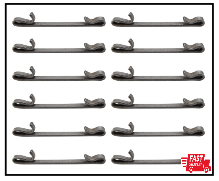 12 Pcs Early 2'' Double Loop Style Tool Box Drawer Slide Retaining Keeper Clips