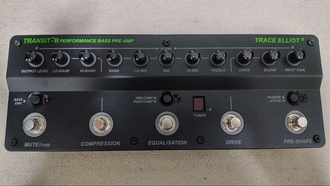TRACE ELLIOT TRANSIT B Bass Preamp