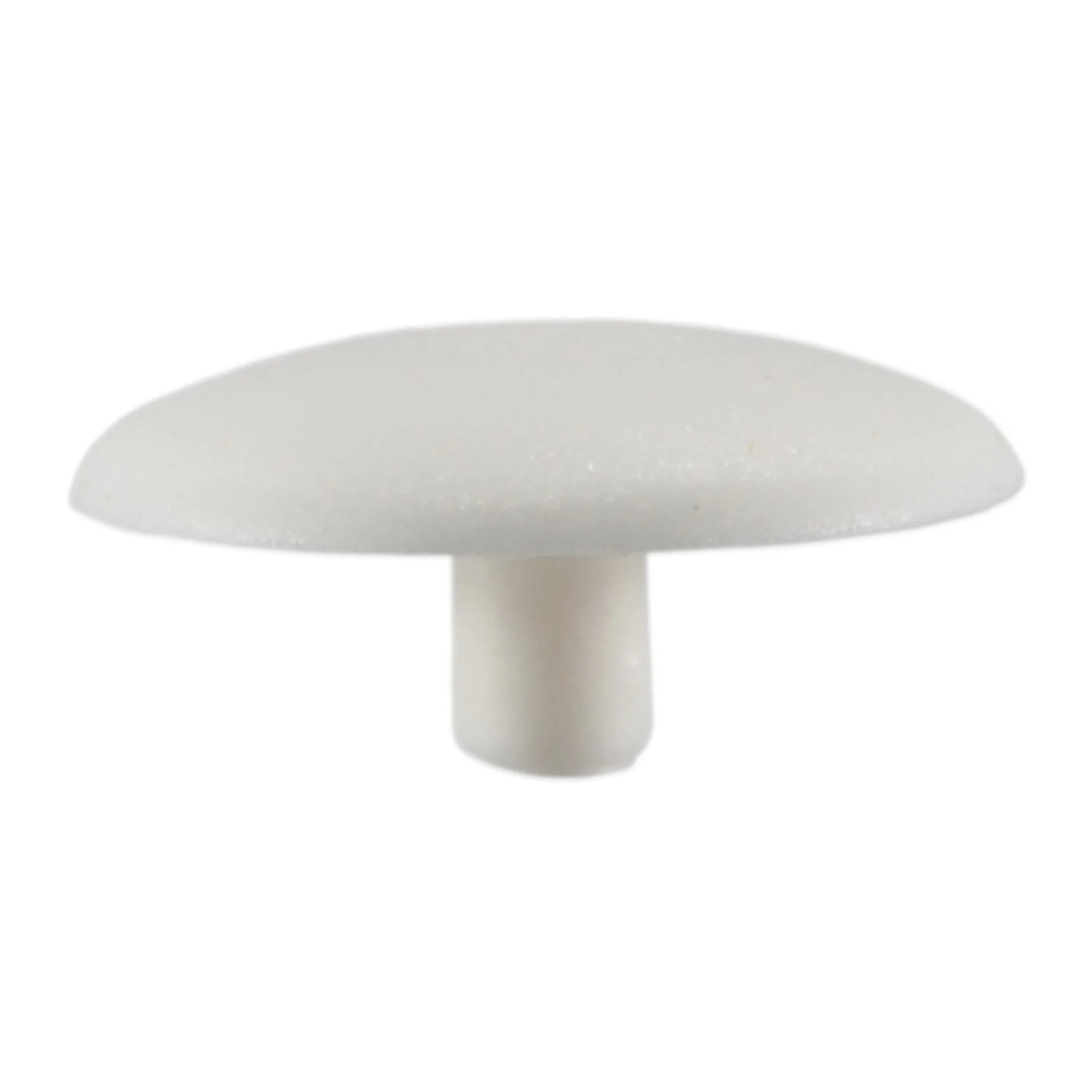 5mm White Nylon Plastic Phillips Trim Caps (20 pcs.)