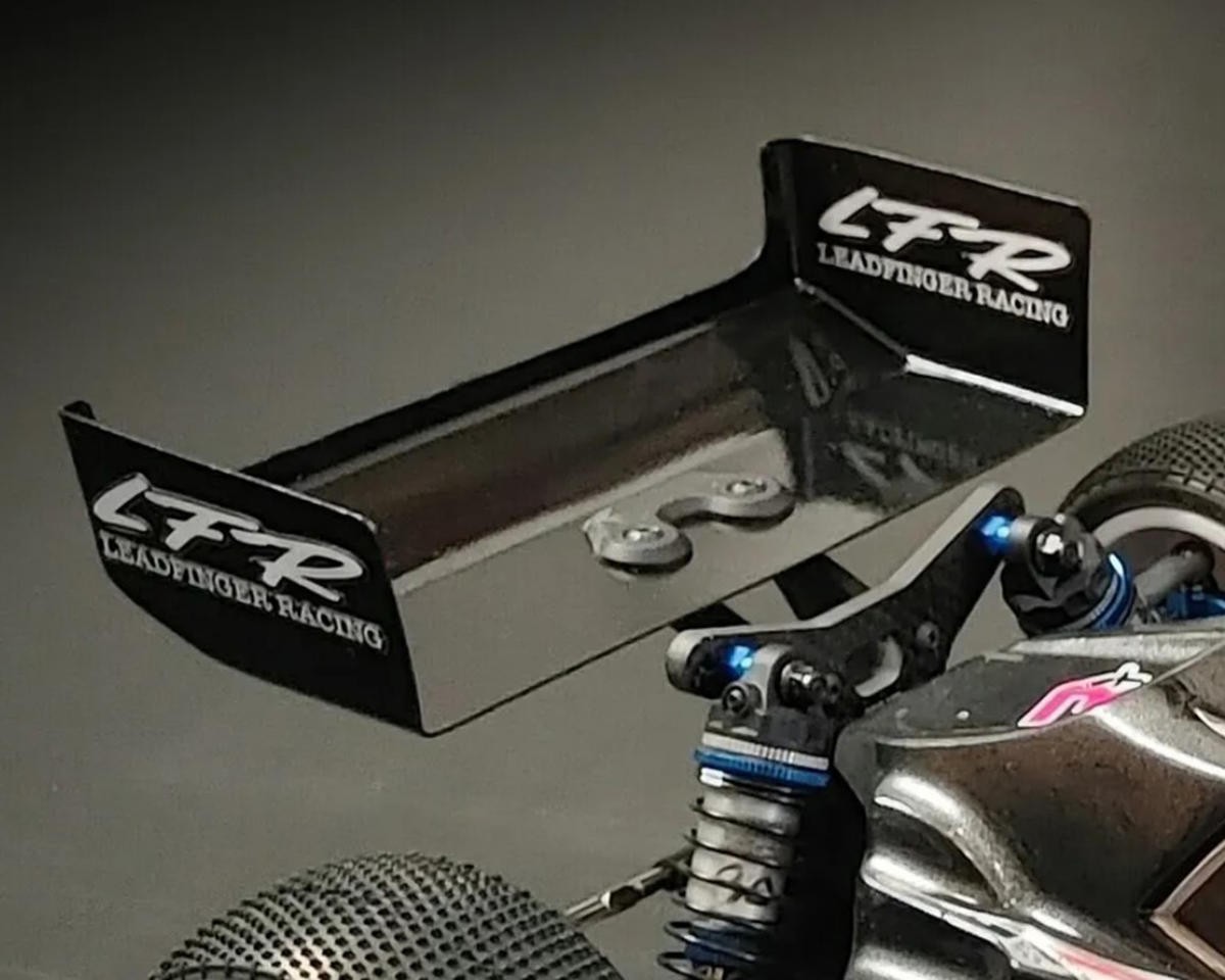 Leadfinger Racing Retro 1/10 Buggy Wing (Clear) (2) [LFRW5068]