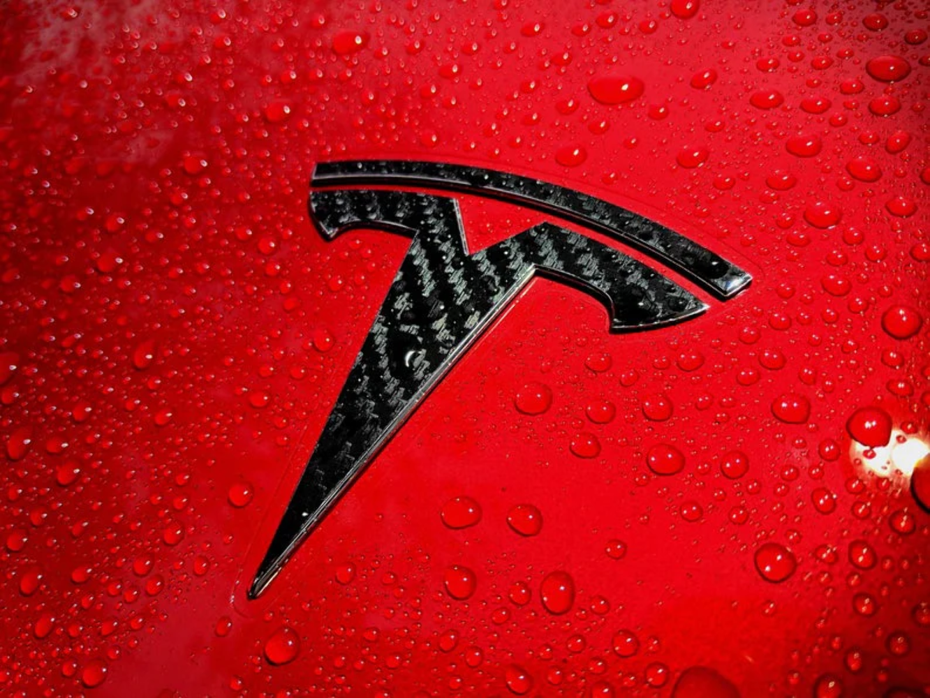 Tesla Model 3 Frunk / Front Trunk TESLA T Logo Decal, 2017-2023