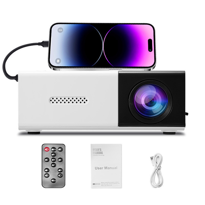 1080P HD Mini Wireless Projector, WiFi Video Home Theater Cinema, LED LCD Cinema