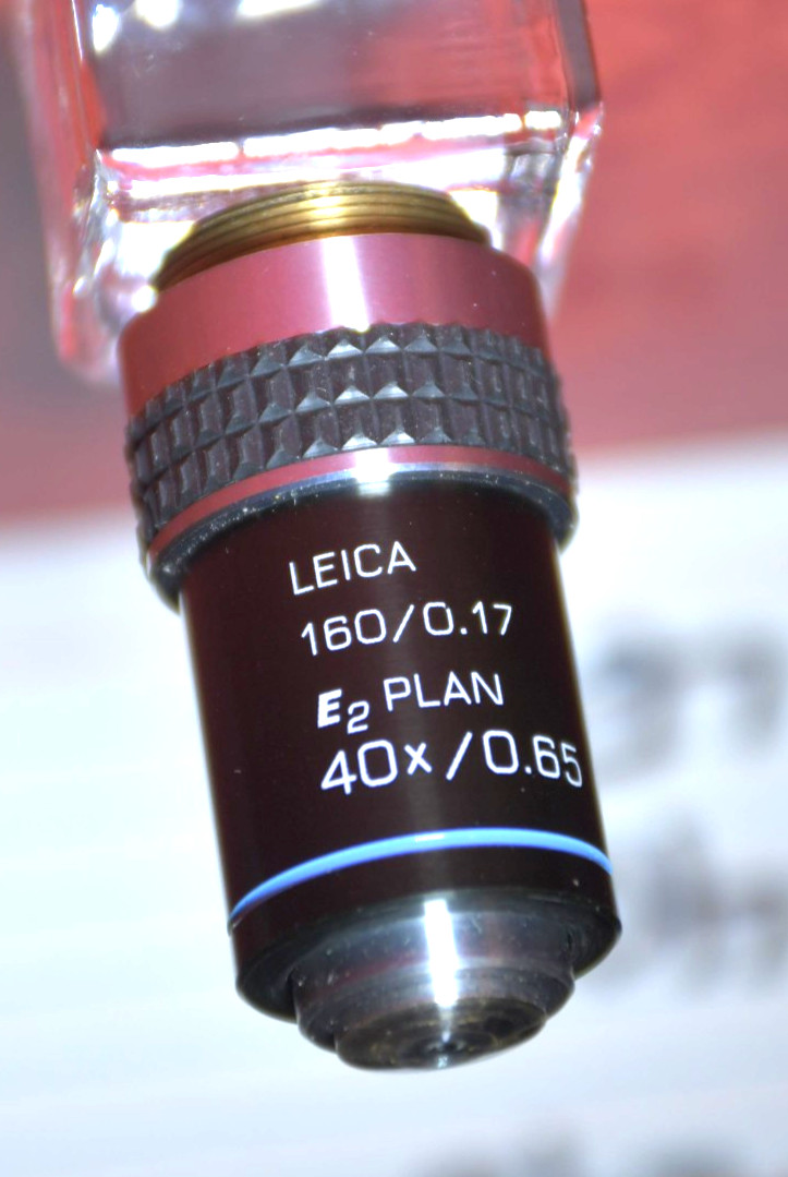 Leica 40X E2 Plan 13494030 Microscope Objective 40x/0.65