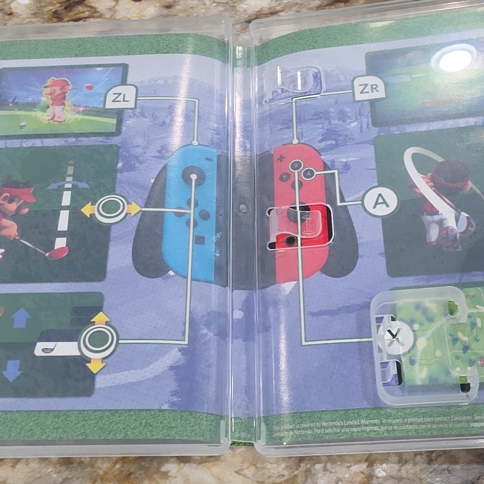Nintendo Mario Golf: Super Rush Nintendo Switch Empty Original Cartridge Case