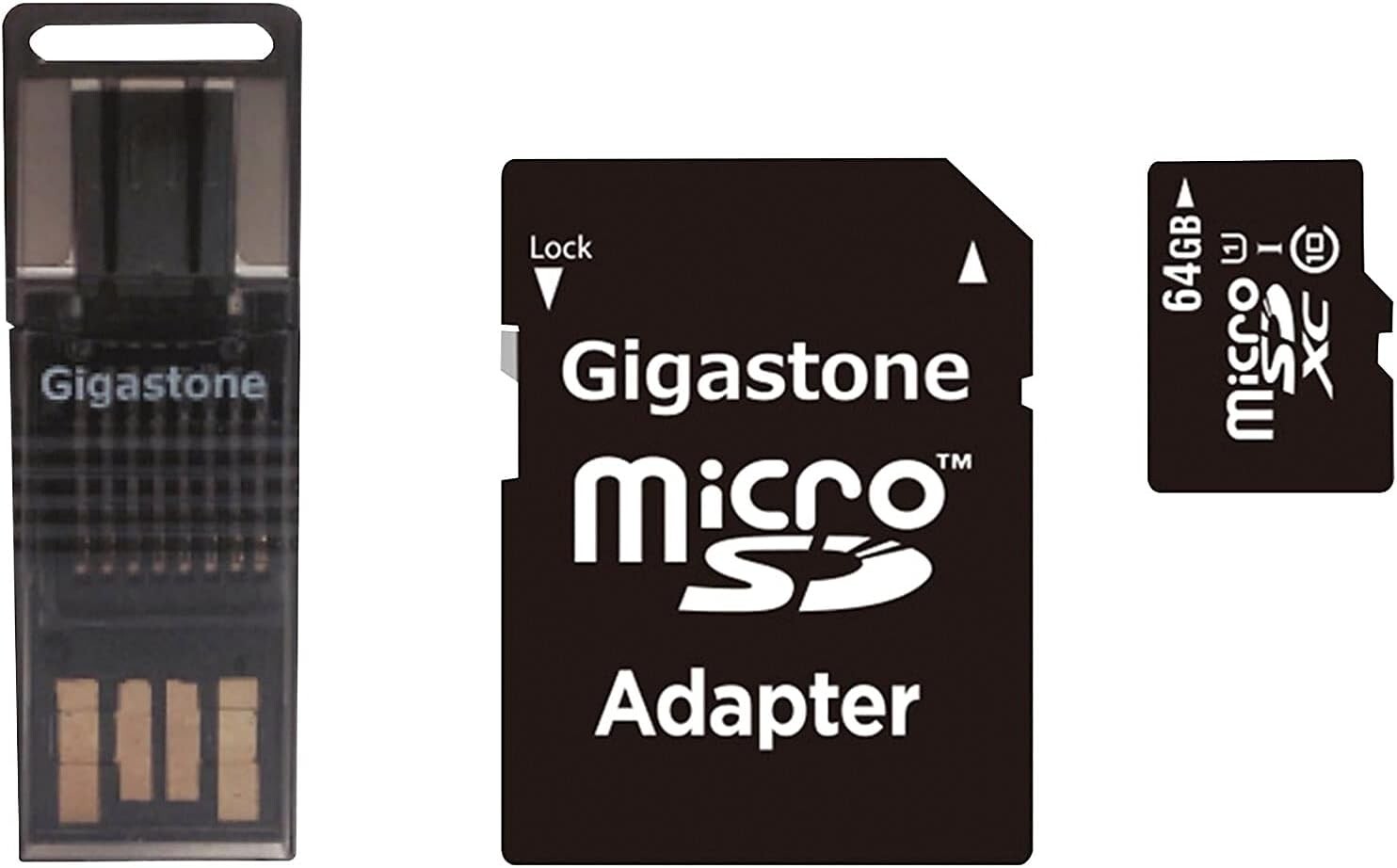 Gigastone GS-4IN1600X64GB-R Prime Series microSD Card 4-in-1 Kit (64 GB)