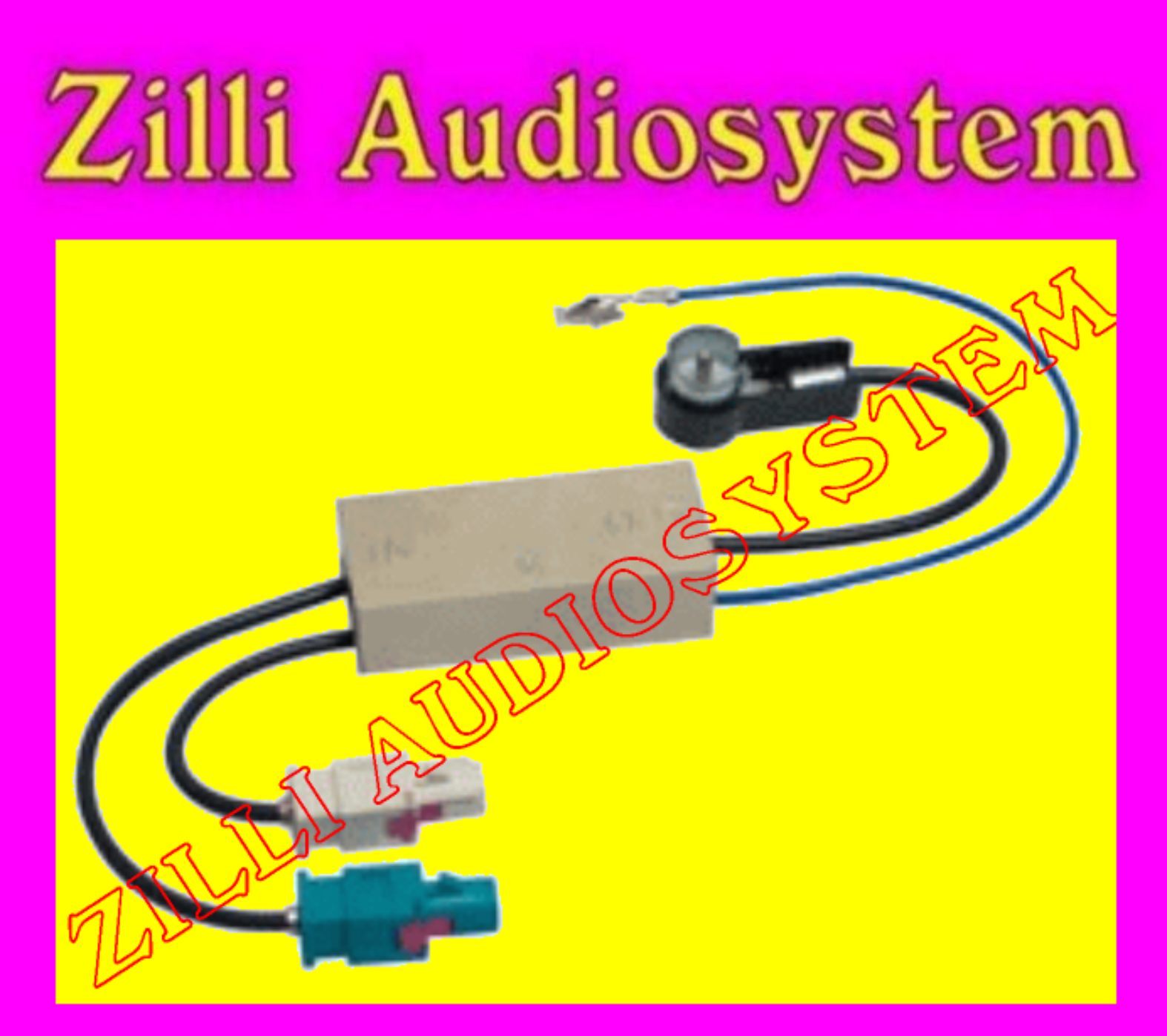 8/549 Volkswagen Golf VII Conn. Diplexer X Antenna Signal Adapter ISO New