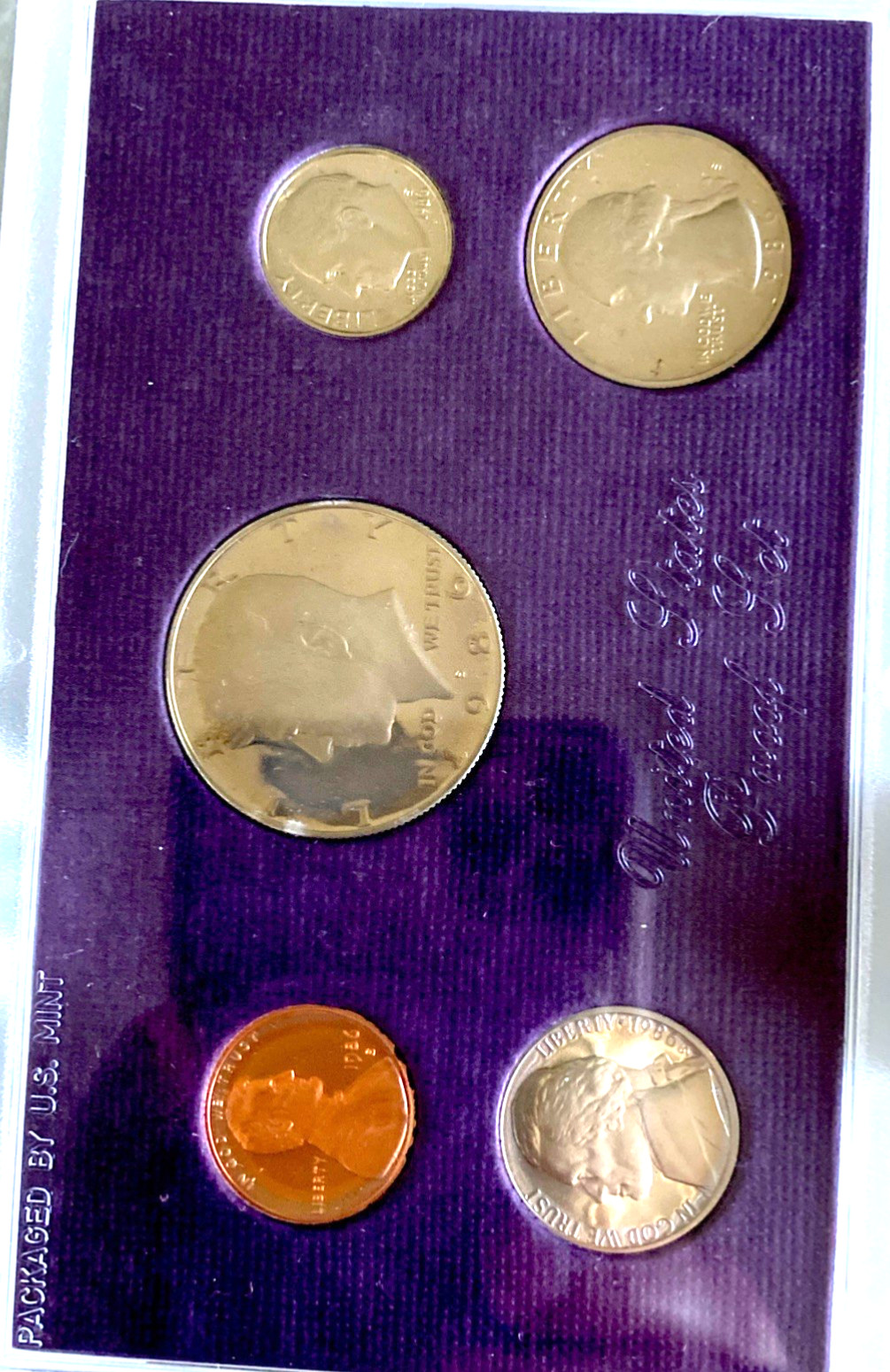 1986 Coins Set PROOF UNITED STATES MINT