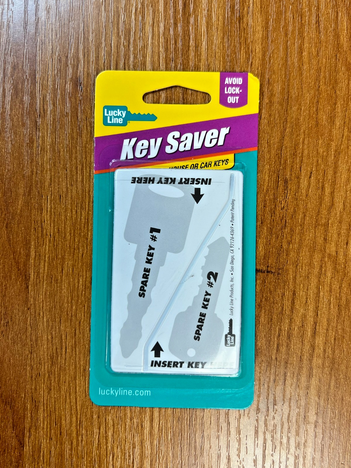 Lucky Line Key Saver Wallet Spare Key Holder House Car Key Card USA