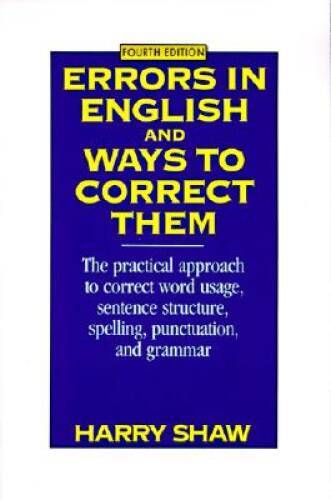 Errors in English and Ways to Correct Them: Fourth Edition - Paperback - GOOD