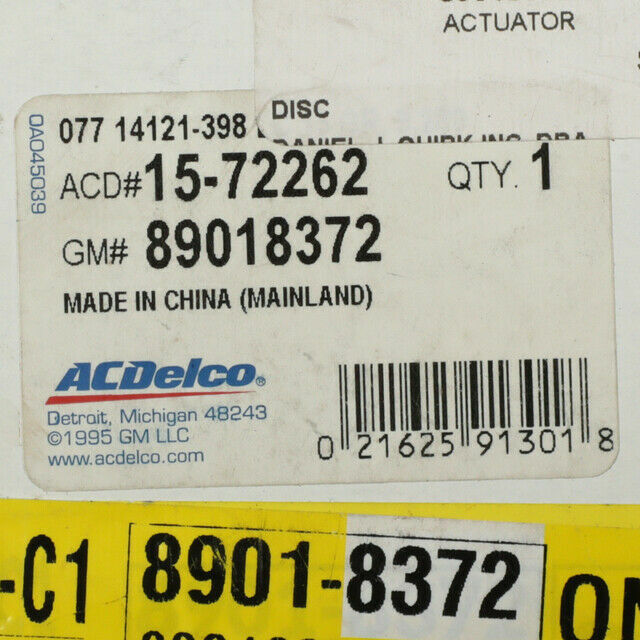 Genuine GM 1996-2020 Chevrolet GMC Express HVAC Air Inlet Door Actuator 89018372