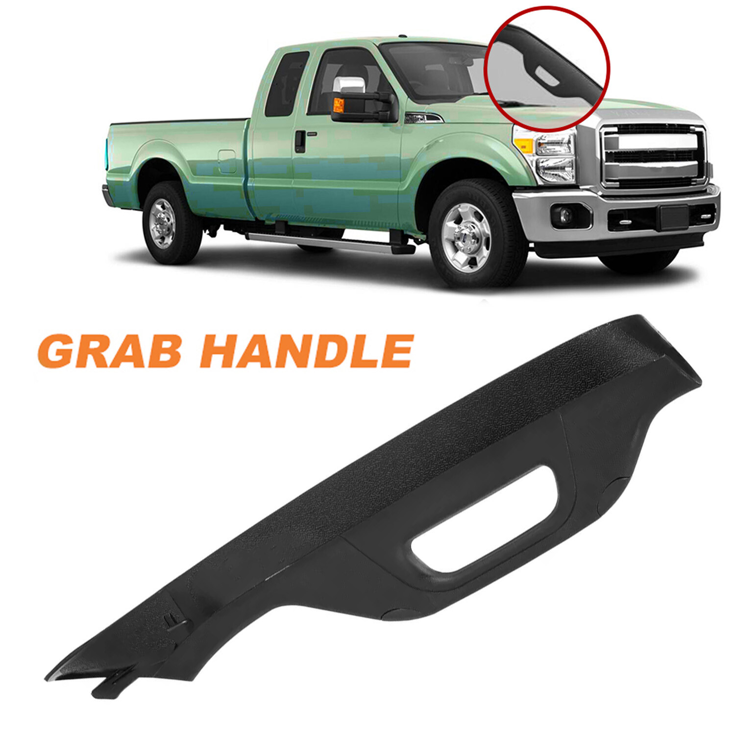 A Pillar Handle Grab Handle Trim Driver Left Side FOR 11-16 Ford F250 F350 F450