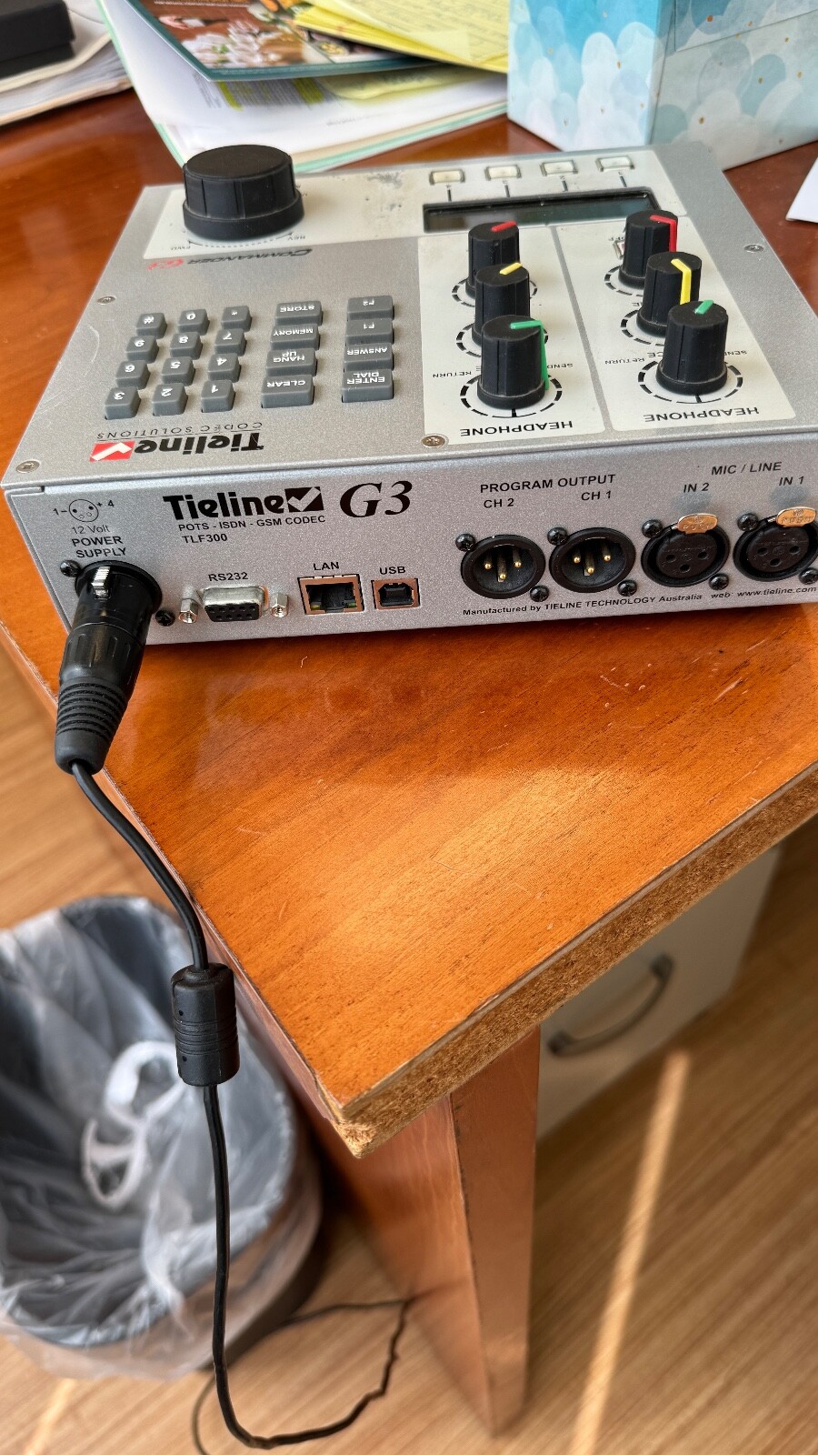 TIELINE COMMANDER G3 TLF300 PORTABLE POTS STEREO AUDIO CODEC (NO IP)