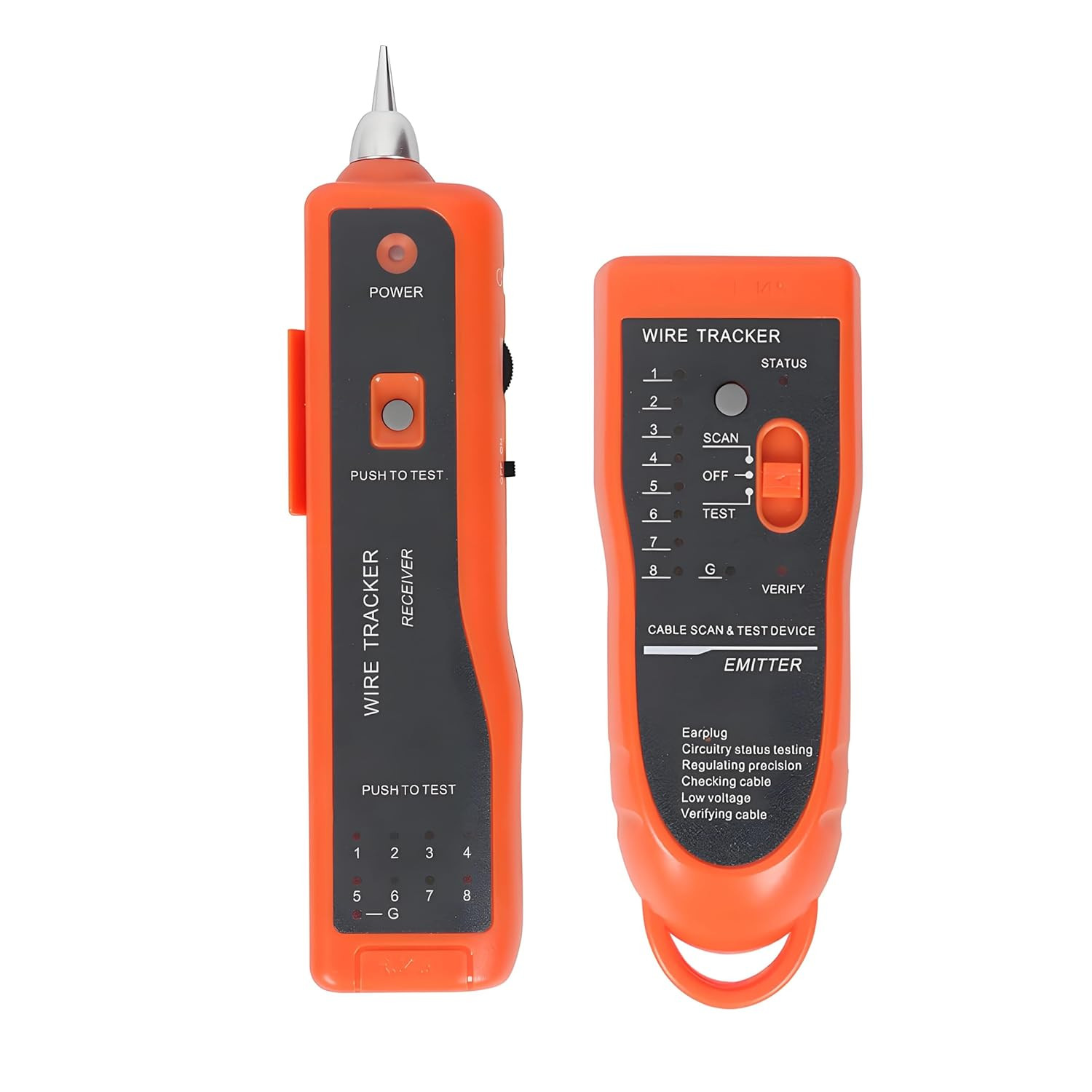 Goeco Ethernet Network Toner RJ11 RJ45 Network Cable Tester LAN Wire Tracker Fin