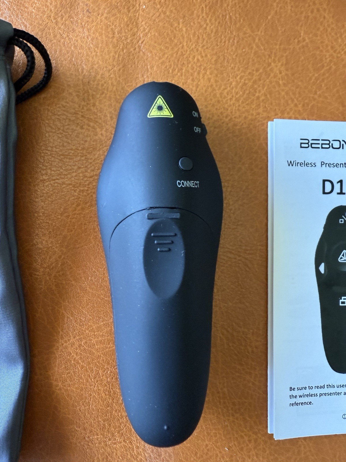 BEBONCOOL 2.4GHz Wireless Presenter With Red Laser Pointer PPT Flip Page Pen