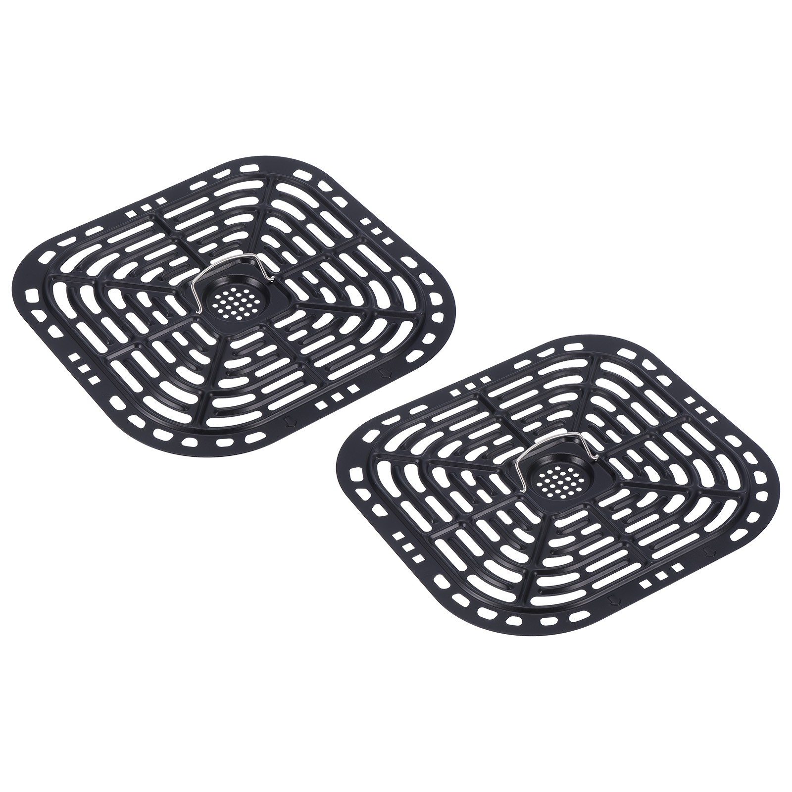 Air Fryer Replacement Grill Pan 8.97x9.36Inch Non-Stick Dishwasher Safe 2Pcs