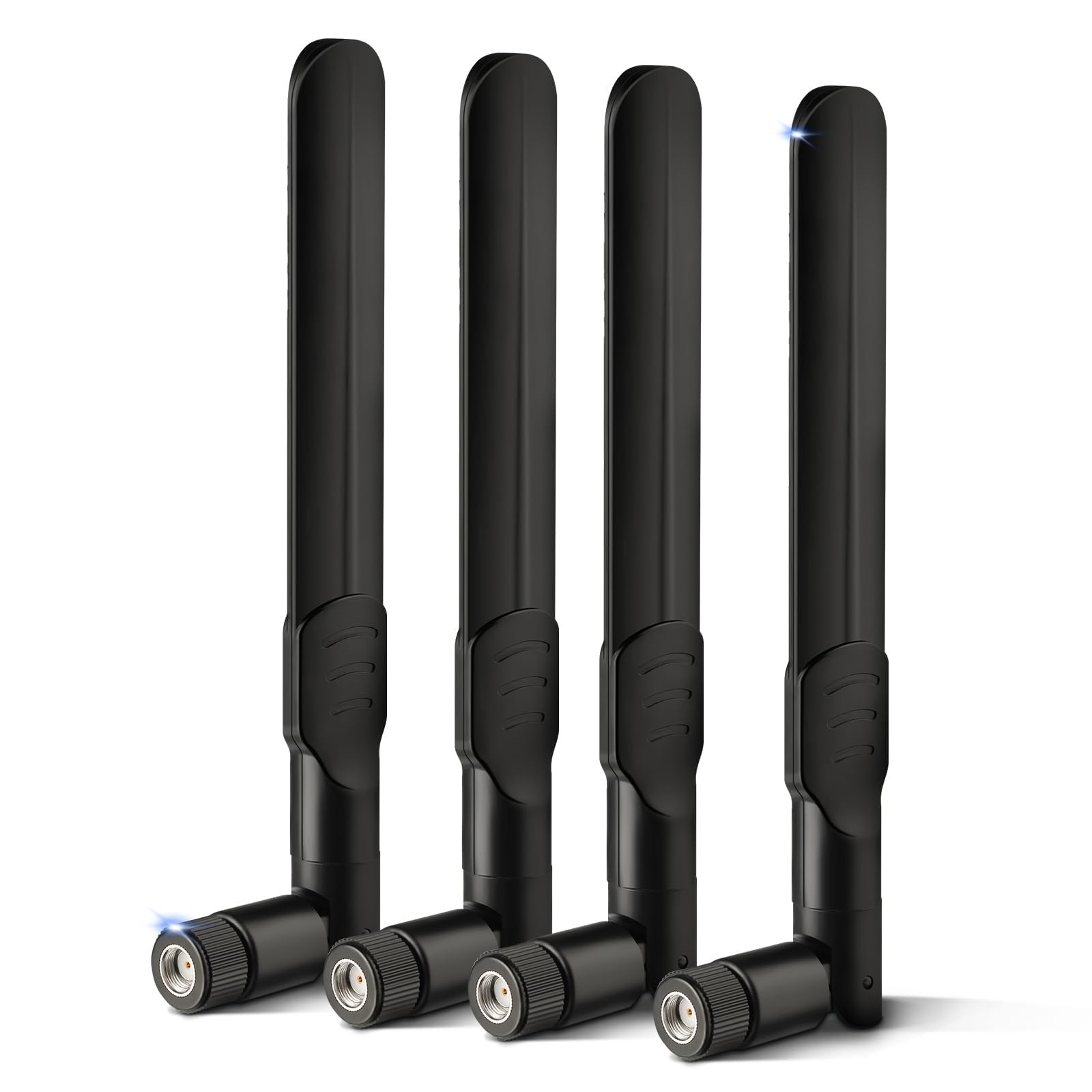 Bingfu 4G LTE Cellular Trail Camera Antenna 8dBi RP-SMA Male Antenna (4-Pack)