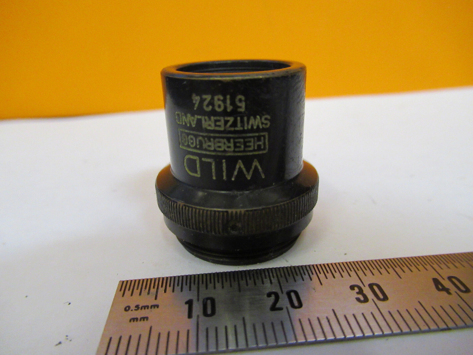 WILD HEERBRUGG M20 SWISS 4X LENS OBJECTIVE MICROSCOPE AS PICTURED 47-FD-23