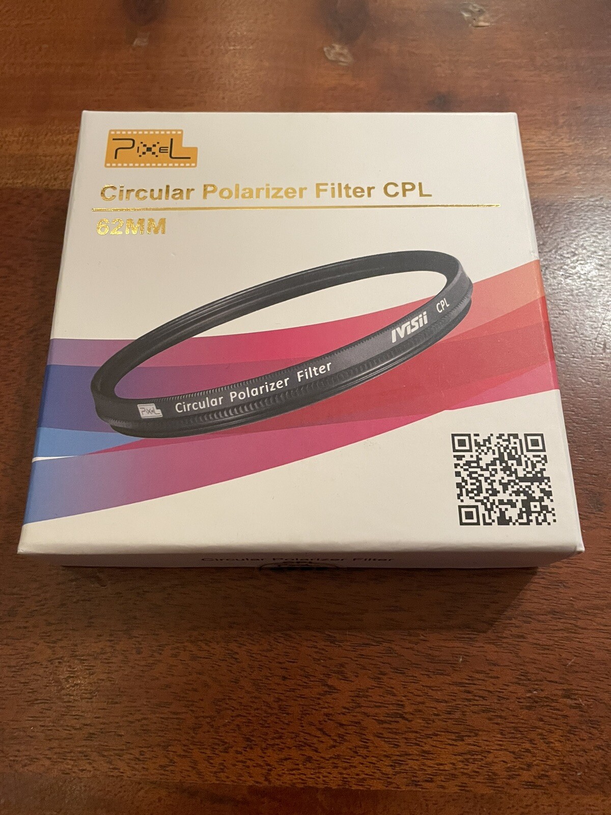 Pixel Circular polarizer Filter- 62MM - Brand New