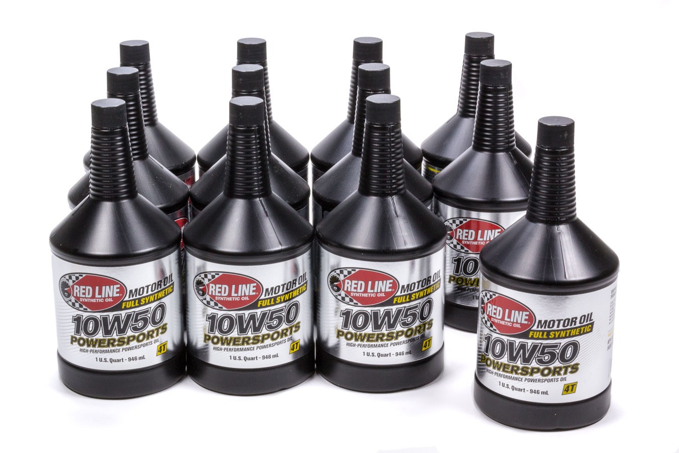 Red Line Motor Oil - Powersports - 10W50 - Synthetic - 1 qt - Set of 12