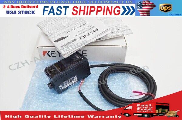 Keyence FD-XA1 Clamp-On Type Flow Sensor FD-X Series Controller Tested & Working